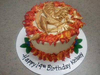 Hunger Games - Cake by Kim Dickerson
