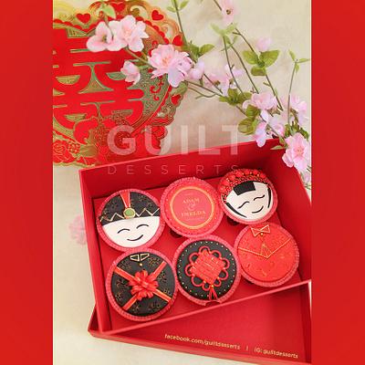 Chinese Engagement Cupcakes - Cake by Guilt Desserts