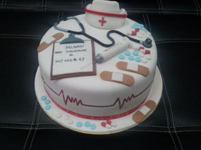 Medical Theme Cake - Cake by Letchumi Sekaran