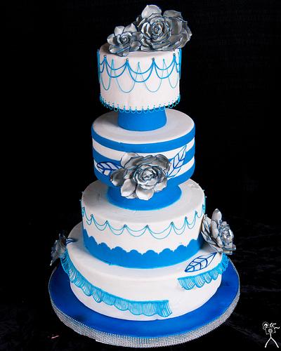 Blue Horizon - Cake by Caking Around Bake Shop