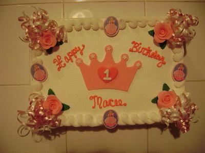 Princess 1st Birthday - Cake by vacaker