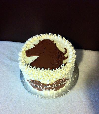 2D Horse - Cake by Cakes by Jo-Anne