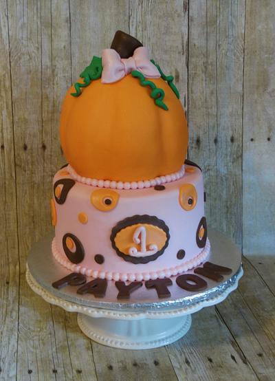 Pretty pink Pumpkin - Cake by DaniellesSweetSide