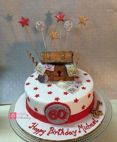 60th Birthday cake - Cake by D Sugar Artistry - cake art with Shabana