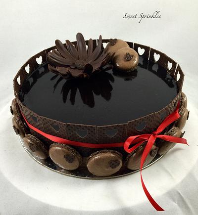 Chocolate Entremet - Cake by Deepa Pathmanathan