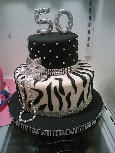 50th bday!!! - Cake by luz m sida