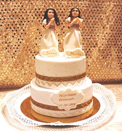 First communion cake II - Cake by Machus sweetmeats