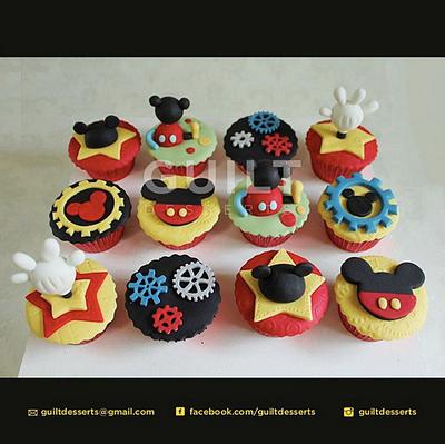 Mickey Clubhouse Cupcakes - Cake by Guilt Desserts