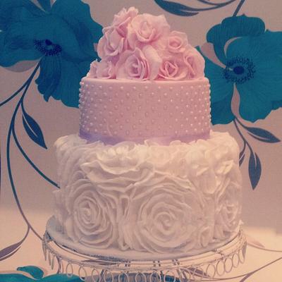 Ruffles and Roses  - Cake by Time for Tiffin 