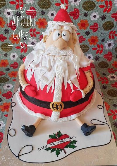 Santa rocks - Cake by LaPoire