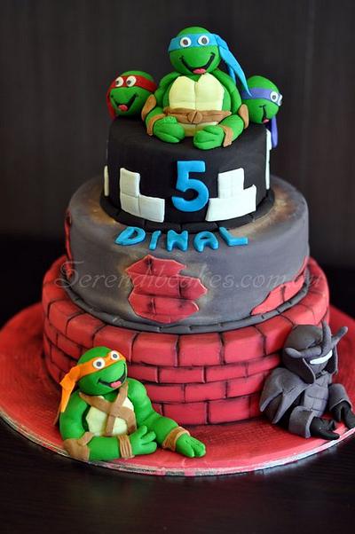 Teenage Mutant Ninja Turtles - Cake by Serendib Cakes