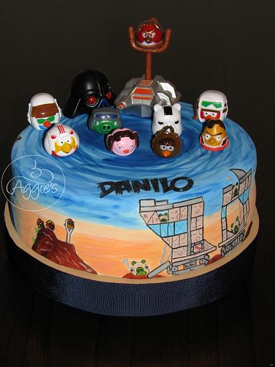 Angry Birds Star Wars cake - Cake by Aggie's (Inés Niven)