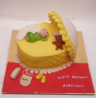 Baby shower cake - Cake by Sushma Rajan- Cake Affairs