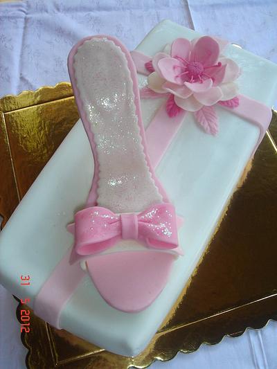 Shoe cake! - Cake by daniela