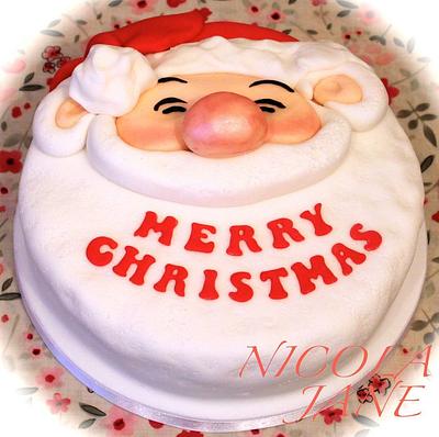 Father Christmas - Cake by nicola thompson