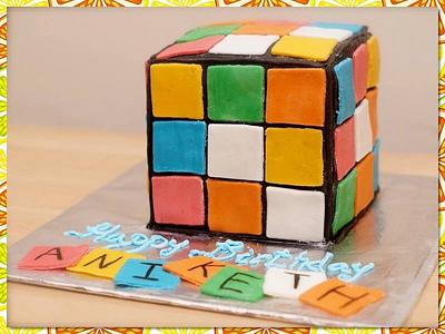 Rubix cube - Cake by Sushma Rajan- Cake Affairs