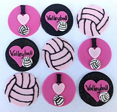 I love volleyball - Cake by Pamela Jane