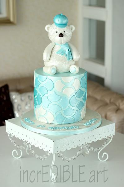"Fave Teddy Bear"- First Birthday - Cake by Rumana Jaseel