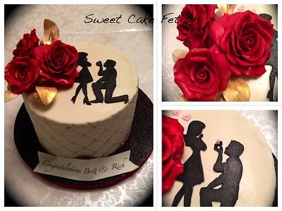 Classic Proposal  - Cake by Heidi
