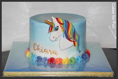 Rainbow Unicorn - Cake by Cakes for Fun_by LaLuub