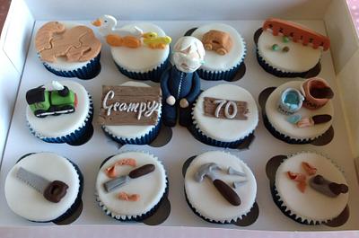 Woodwork Themed Cupcakes - Cake by Carolyn