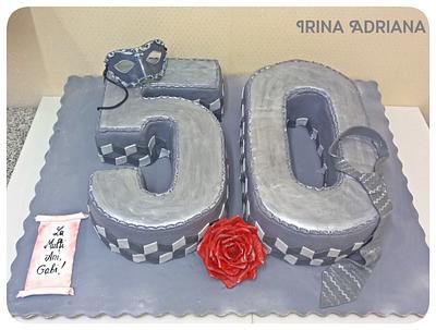 Fifty Shades of Grey - Cake by Irina-Adriana