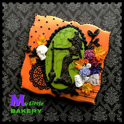"Have a Wicked Halloween " cookie card - Cake by Nadia "My Little Bakery"
