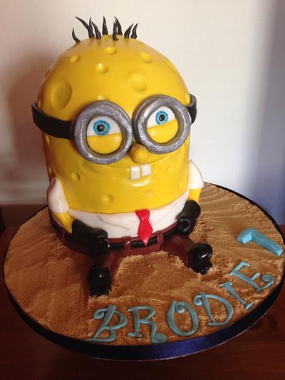 SpongeBob Minion Cake  - Cake by Shirley Jones 