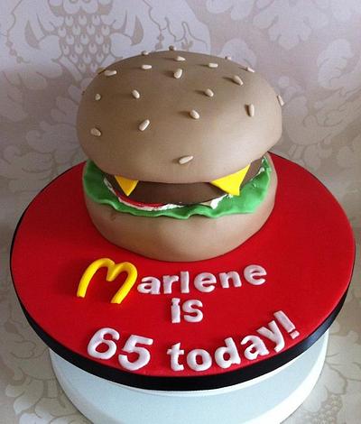 Burger Cake - Cake by Carrie