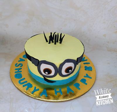Minion cake  - Cake by Shwetha