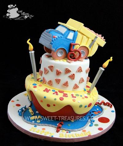 Pizza Truck Cake - Cake by Sweet Treasures (Ann)