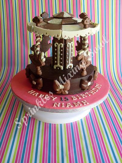 Chocolate Carousel Cake  - Cake by Sprinkles Mixing Bowl - Jayne Nixon