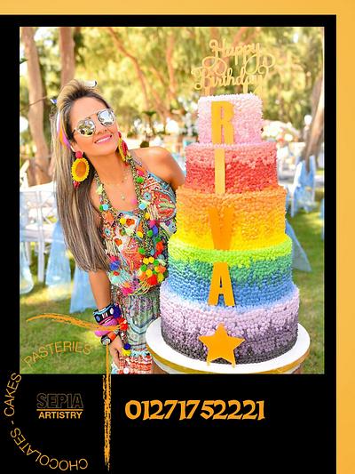 coloring cakes , color cakes - Cake by sepia chocolate