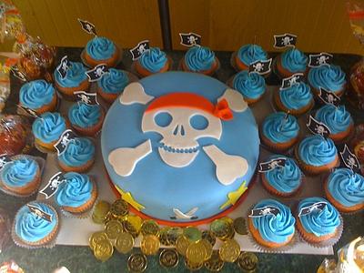 Pirate birthday - Cake by Sandy 