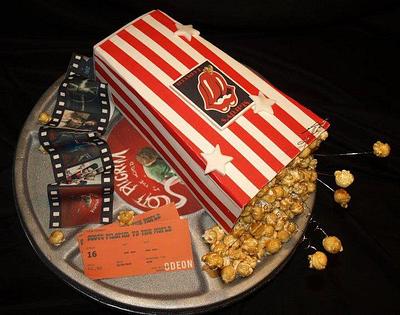 Popcorn Cinema cake - Cake by Symphony in Sugar