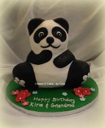 Cute lil' Panda bear - Cake by Lina Gikas