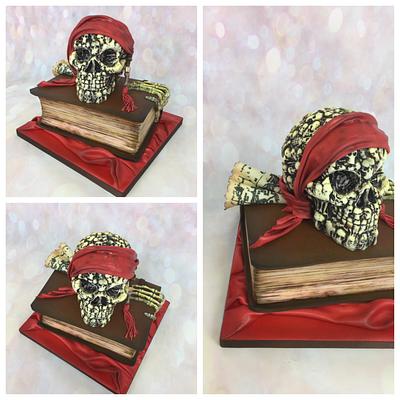 skull cake by Madl créations - Cake by Cindy Sauvage 