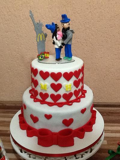 Wedding cake - Cake by claudia borges
