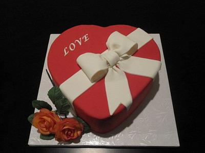 Valentine's Day Cake Dummy - Cake by Kimberley Jemmott