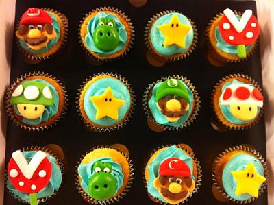 Mario Cupcakes - Cake by Sweet Treats of Cheshire