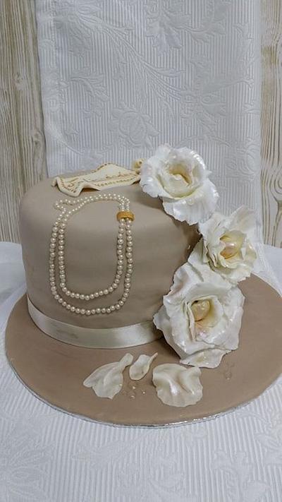 Floral hat. - Cake by Glasé Santander