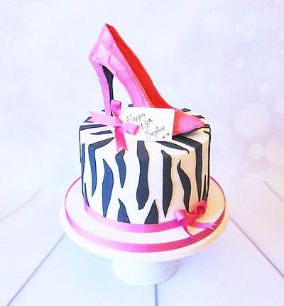 Zebra print cake - Cake by Claire Lawrence