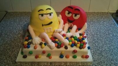 m.and m.cake  - Cake by oatescakes