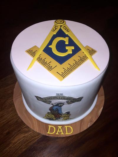 Free Mason's/Masonic Cake - Cake by Canoodle Cake Company