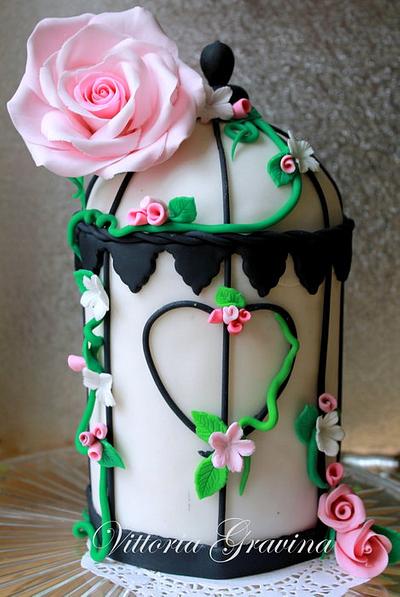 Birdcage cake - Cake by Vittoria 