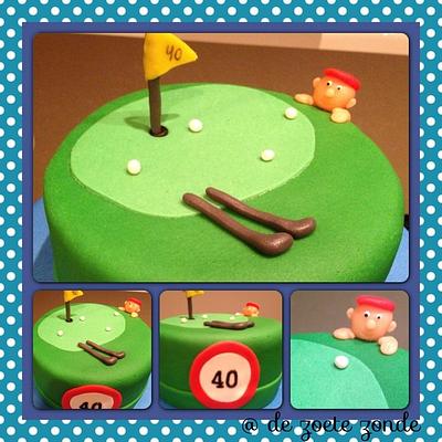 Golf cake - Cake by marieke