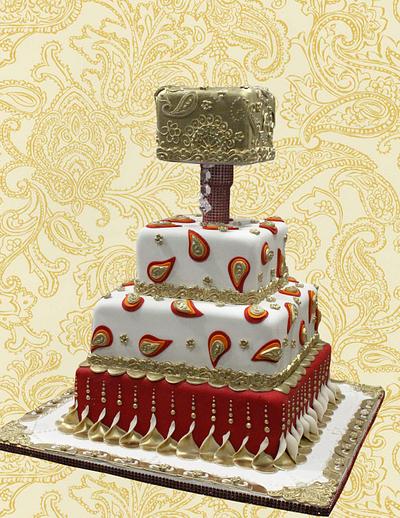 Indian Wedding Cake - Cake by MsTreatz