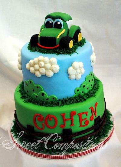 Lil' Tractor - Cake by Sweet Compositions