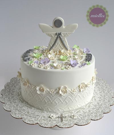 Angel First Communion Cake - Cake by miettes