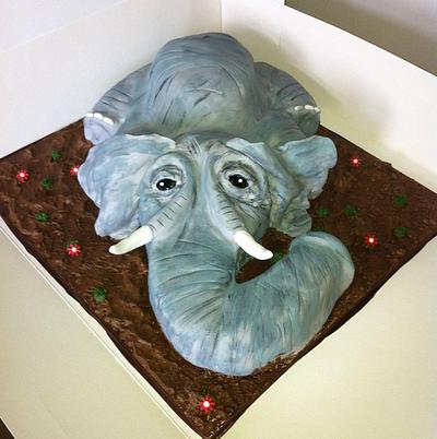 elephant cake - Cake by kelly